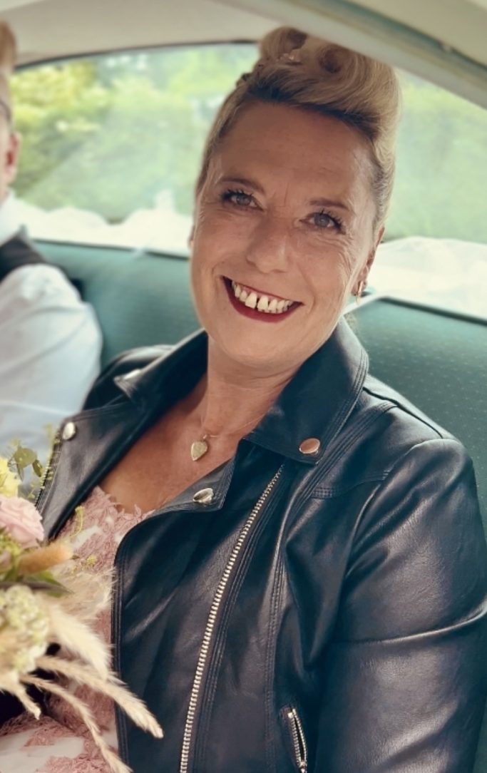 Brautstyling Kundin Vintage Styling Rockabilly Hochzeit