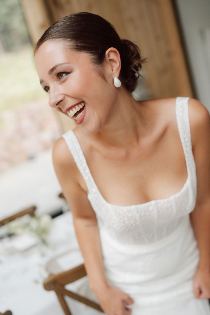 Braut Make-up natürlich elegant Hochzeitstyling